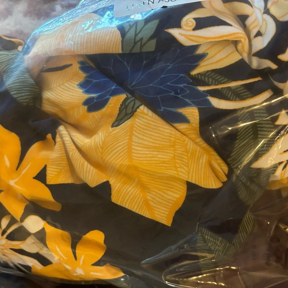 Lands’ End Cotton Modal Maxi Dress Sleeveless Tie Waist 3x - Picture 2 of 2